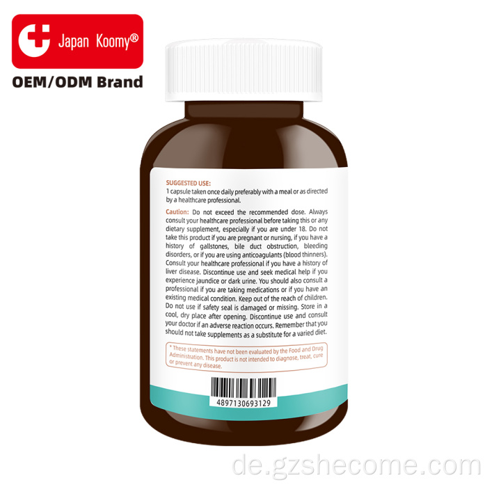 Shecome Kurkuma Curcumin Kapseln Ingwer Schwarzer Pfeffer